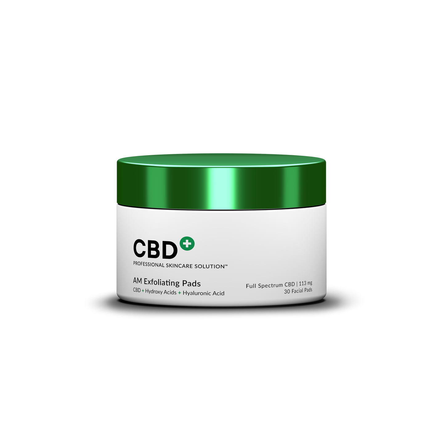 CBD+ AM Exfoliating Pads